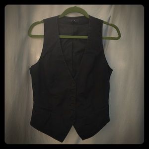 Black Button-up Vest